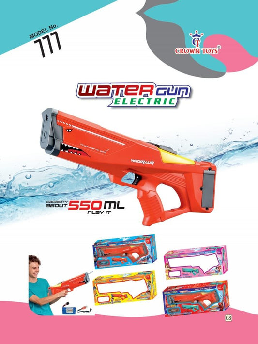 Automatic Electric Water Gun for Holi Rechargeable Electric Pichkari with Water Suction Feature